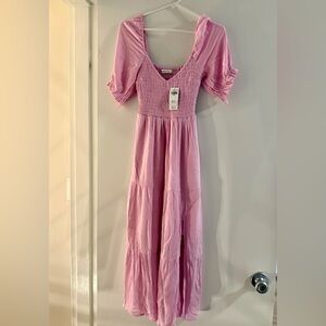 Abercrombie & Fitch midi dress with front slit - NWT